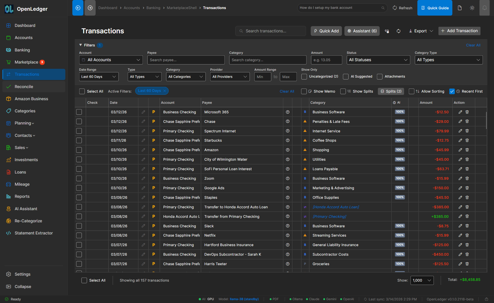 OpenLedger Transactions