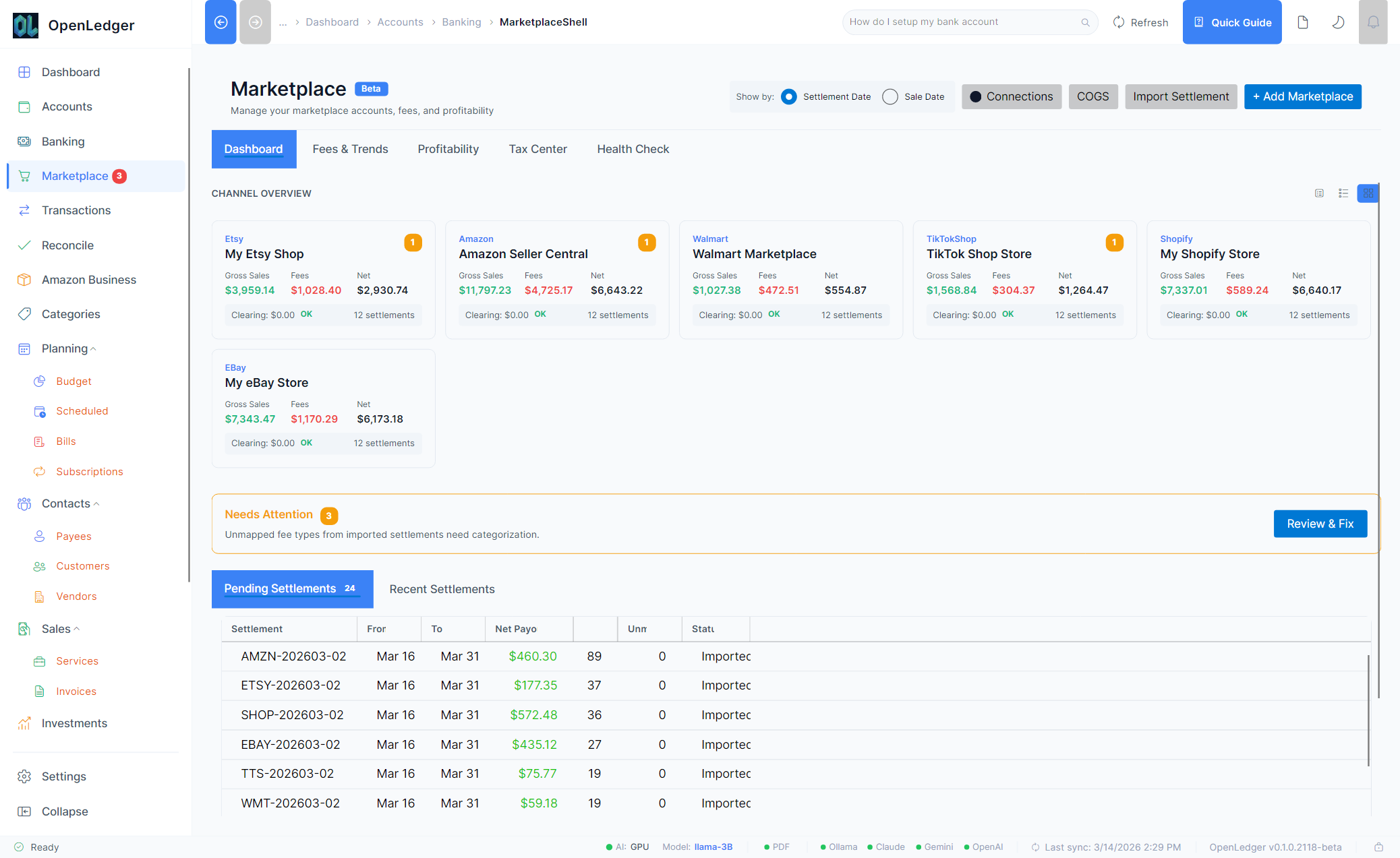 OpenLedger Marketplace